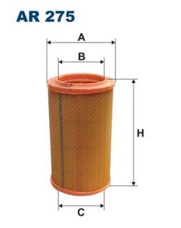 Фильтр воздушный RENAULT MEGANE/R18/R19/R19/TRAFIC -99 FILTRON AR 275