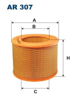 Фильтр воздушный TOYOTA/VW 4RUNNER/CELICA/HILUX/TARO -05/-97 FILTRON AR 307