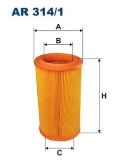 Фильтр воздушный PSA BERLINGO/PARTNER 96- 1.9D FILTRON AR 314/1