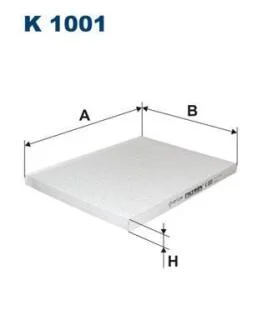 Фiльтр салону FILTRON K 1001