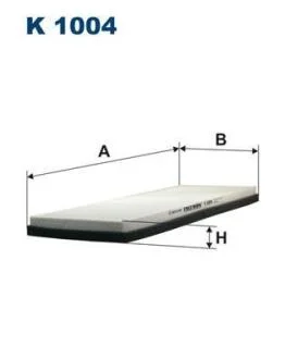 Фільтр салону AUDI 80, A4, CABRIOLET, COUPE, VW PASSAT 1.6-2.8 09.86-09.01 FILTRON K 1004