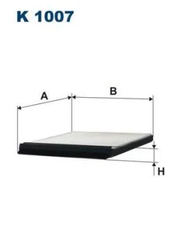 CITROEN фільтр повітряний салону XANTIA,ZX (217*210*18) FILTRON K 1007