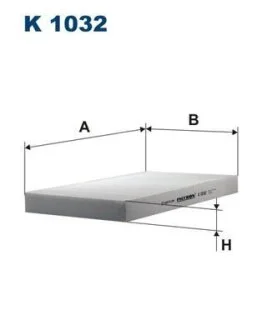 Фильтр салона (310x193x31) Audi 100 A6 90-05 FILTRON K 1032