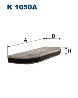 Фильтр, воздух во внутренном пространстве FILTRON K 1050A