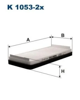 Фильтр салона (к-т. 2 шт.) MB W210 96- (c кондиционером) FILTRON K 1053-2X