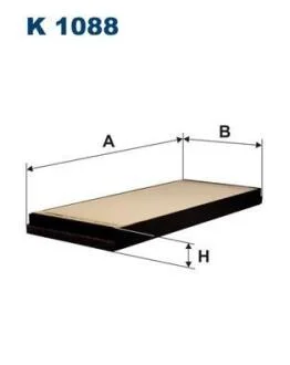 Фiльтр салону FILTRON K 1088