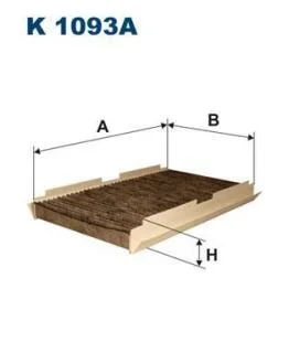 Фiльтр салону вугiльний FILTRON K 1093A