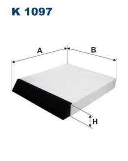 RENAULT фільтр повітряний салону SCENIC 1.6 96- (227*195*30) FILTRON K 1097