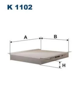 CITROEN фільтр салонний Xsara Picasso (255*200*30) FILTRON K 1102