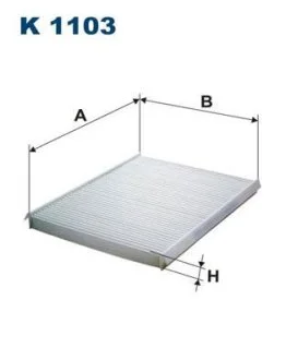 Фильтр салона FIAT BRAVO II (NEW BRAVO)/STILO/DELTA II 02- FILTRON K 1103