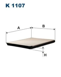 Фiльтр салону FILTRON K 1107