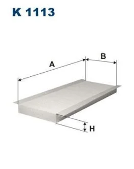 Фильтр, воздух во внутренном пространстве FILTRON K 1113
