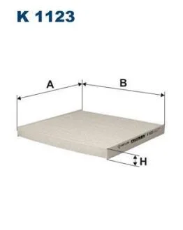 Фiльтр салону FILTRON K 1123