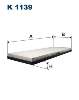 Фільтр салону / DAF 65CF, 75CF, 85CF 2/98--> FILTRON K 1139