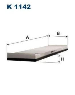 Фільтр салону FILTRON K 1142