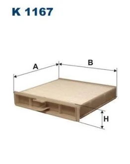 Фiльтр салону FILTRON K 1167