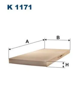 Фильтр салона (Груз/Комм) FILTRON K 1171