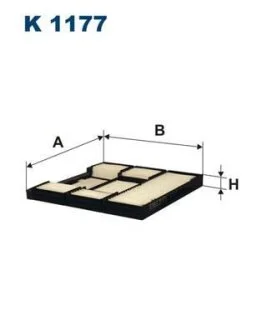 Фильтр салона TOYOTA COROLLA 97- FILTRON K 1177