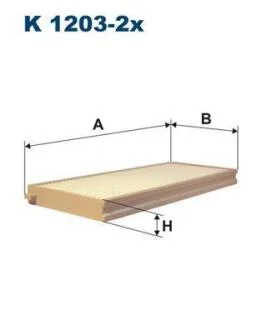 Фильтр салона KIA CARENS FILTRON K 1203-2X