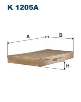 Фильтр, воздух во внутренном пространстве FILTRON K 1205A