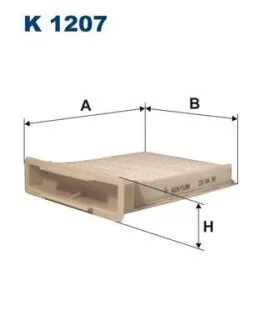 Фильтр, воздух во внутренном пространстве FILTRON K 1207