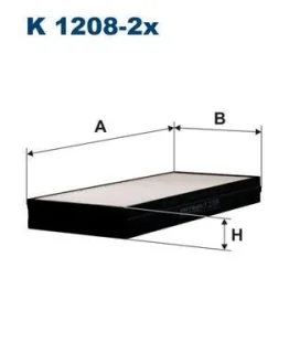 Фільтр салону FILTRON K 1208-2X
