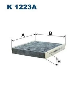 Фiльтр салону вугiльний FILTRON K 1223A