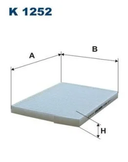 Фильтр, воздух во внутренном пространстве FILTRON K 1252