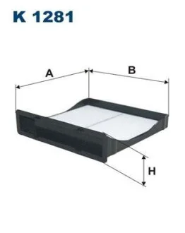 Фильтр, воздух во внутренном пространстве FILTRON K 1281