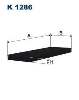 Фільтр салону (аналог 93504E) (К 1286) FILTRON K 1286