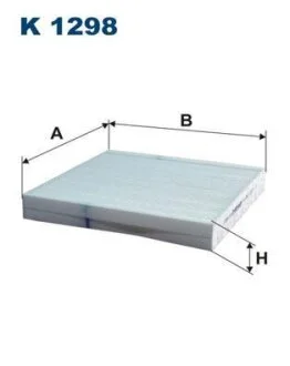 HONDA фільтр салону JAZZ 08- (204*210*30) FILTRON K 1298