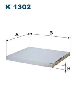 NISSAN фільтр салону MICRA III (K12) 1.5 dCi 05-, NOTE (E12) 1.2 13- (210*226*20) FILTRON K 1302