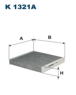 Фiльтр салону вугiльний FILTRON K 1321A
