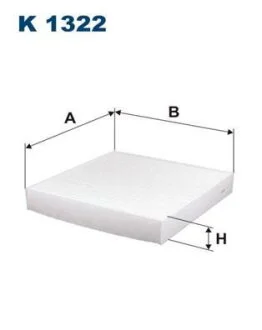 Фильтр, воздух во внутренном пространстве FILTRON K 1322