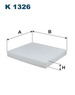 FORD фільтр салону Ranger 2.2TDCi 11- (215*234*30) FILTRON K 1326