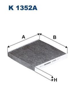Фiльтр салону вугiльний FILTRON K 1352A