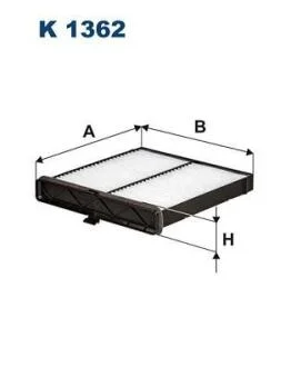 MAZDA фільтр салону 2 (DL, DJ) 1.5 14-, CX-3 (DK) 1.5 15- (216*198*22) FILTRON K 1362