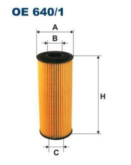 Фiльтр масляний FILTRON OE 640/1