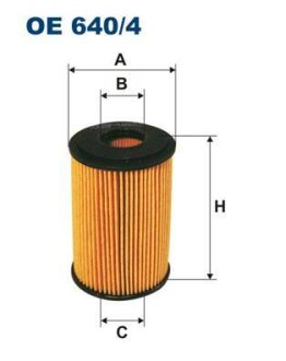Фильтр масляный MB W168/VANEO 97- 1.4-1.9 FILTRON OE 640/4