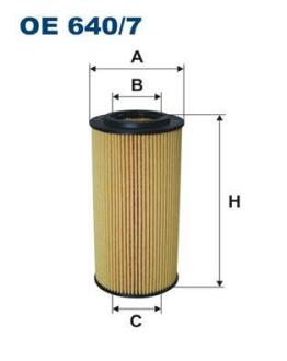 Фiльтр масляний FILTRON OE 640/7