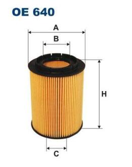 Фiльтр масляний FILTRON OE 640