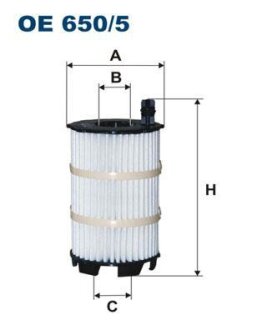 Фильтр масляный VAG A6/A8/RS4/RS6/S6/S8/TOUAREG 05- V8 FILTRON OE 650/5