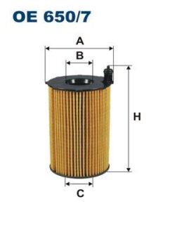 Фільтр масляний FILTRON OE 650/7