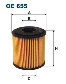 Фильтр масляный SMART 98- FILTRON OE 655