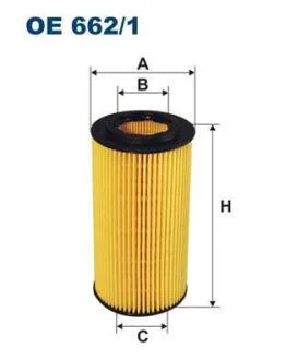 Фильтр масляный FORD/VOLVO FOCUS 2/MONDEO 4/KUGA/S40/S60/S80 04- 2.5/2.4 DIESEL FILTRON OE 662/1