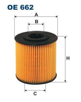 Фiльтр масляний FILTRON OE 662