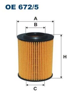 Фильтр масляный BMW 1/3(F20/F21/F30/F35/F80) 10- N13B16A FILTRON OE 672/5