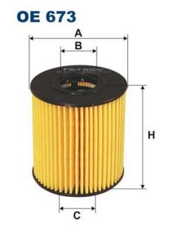 Фiльтр масляний FILTRON OE 673