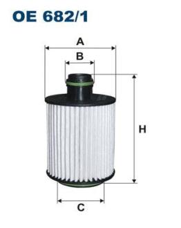 Фiльтр масляний FILTRON OE 682/1