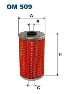 Фільтр масляний 509 Mercedes 190W201-10/84 FILTRON OM 509